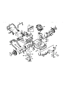 Main Frame parts for Craftsman Gas Walk-Behind Mower 917372854 from AppliancePartsPros.com