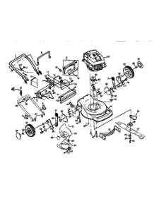 Mower Deck parts for Craftsman Gas Walk-Behind Mower 917372860 from AppliancePartsPros.com