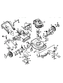 Main Frame parts for Craftsman Gas Walk-Behind Mower 917372861 from AppliancePartsPros.com