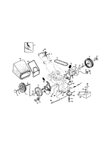 Wheels / Tires / Bag parts for Craftsman Gas Walk-Behind Mower 917372862 from AppliancePartsPros.com