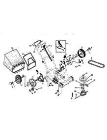 Craftsman 22" Rotary Lawn Mower parts for Craftsman Gas Walk-Behind Mower 917372870 from AppliancePartsPros.com