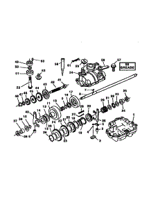 Gear Case Assembly parts for Craftsman Gas Walk-Behind Mower 917372870 from AppliancePartsPros.com