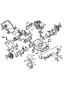 Main Frame parts for Craftsman Gas Walk-Behind Mower 917372881 from AppliancePartsPros.com