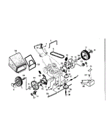 Drive Assembly parts for Craftsman Gas Walk-Behind Mower 917372881 from AppliancePartsPros.com