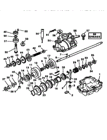 Gear Case Assembly 145085 parts for Craftsman Gas Walk-Behind Mower 917372890 from AppliancePartsPros.com