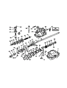 Gearcase parts for Craftsman Gas Walk-Behind Mower 917372891 from AppliancePartsPros.com