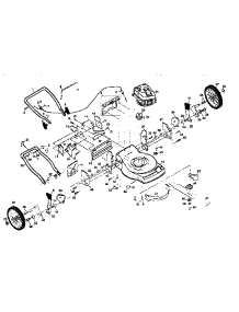 Main Frame parts for Craftsman Gas Walk-Behind Mower 917372910 from AppliancePartsPros.com