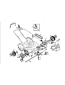 Tire And Wheel Assembly parts for Craftsman Gas Walk-Behind Mower 917372930 from AppliancePartsPros.com