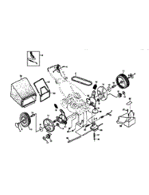 Grassbag parts for Craftsman Gas Walk-Behind Mower 917372940 from AppliancePartsPros.com