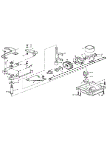 Gear Case Assembly Part Number 132232 parts for Craftsman Gas Walk-Behind Mower 917373220 from AppliancePartsPros.com