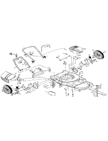 Main Frame parts for Craftsman Gas Walk-Behind Mower 917373221 from AppliancePartsPros.com