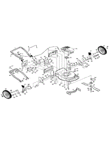 Main Frame parts for Craftsman Gas Walk-Behind Mower 917373230 from AppliancePartsPros.com