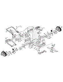 Main Frame parts for Craftsman Gas Walk-Behind Mower 917373231 from AppliancePartsPros.com