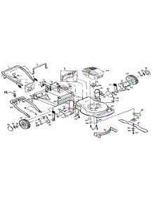 Main Frame parts for Craftsman Gas Walk-Behind Mower 917373270 from AppliancePartsPros.com