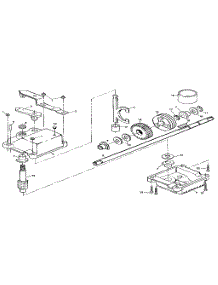 Gear Case Assembly Part Number 700347 parts for Craftsman Gas Walk-Behind Mower 917373270 from AppliancePartsPros.com