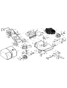 Main Frame parts for Craftsman Gas Walk-Behind Mower 917373280 from AppliancePartsPros.com