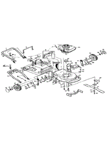 Main Frame parts for Craftsman Gas Walk-Behind Mower 917373440 from AppliancePartsPros.com