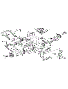 Main Frame parts for Craftsman Gas Walk-Behind Mower 917373441 from AppliancePartsPros.com
