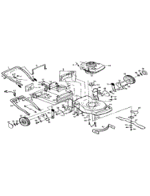 Main Frame parts for Craftsman Gas Walk-Behind Mower 917373442 from AppliancePartsPros.com