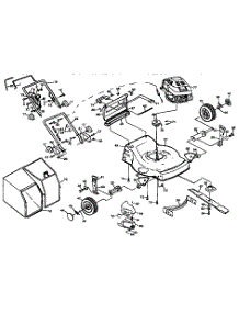 Main Frame parts for Craftsman Gas Walk-Behind Mower 917373460 from AppliancePartsPros.com