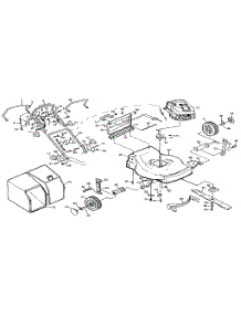 Main Frame parts for Craftsman Gas Walk-Behind Mower 917373490 from AppliancePartsPros.com