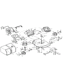 Main Frame parts for Craftsman Gas Walk-Behind Mower 917373491 from AppliancePartsPros.com
