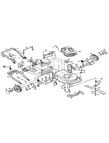 Main Frame parts for Craftsman Gas Walk-Behind Mower 917373581 from AppliancePartsPros.com
