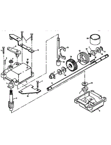 Gear Case Assembly parts for Craftsman Gas Walk-Behind Mower 917373821 from AppliancePartsPros.com