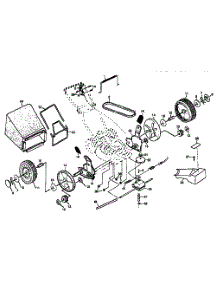 Drive Assembly parts for Craftsman Electric Walk-Behind Mower 917373841 from AppliancePartsPros.com