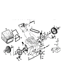 Drive Assembly parts for Craftsman Gas Walk-Behind Mower 917373843 from AppliancePartsPros.com