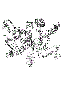Main Frame parts for Craftsman Gas Walk-Behind Mower 917373844 from AppliancePartsPros.com