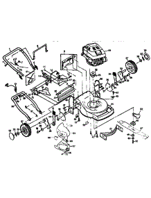 Main Frame parts for Craftsman Gas Walk-Behind Mower 917373980 from AppliancePartsPros.com