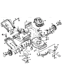 Main Frame parts for Craftsman Gas Walk-Behind Mower 917373982 from AppliancePartsPros.com