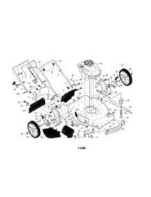 Engine / Housing / Handle parts for Craftsman Gas Walk-Behind Mower 917374053 from AppliancePartsPros.com