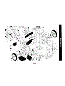 Handle / Engine / Housing parts for Craftsman Gas Walk-Behind Mower 917374070 from AppliancePartsPros.com