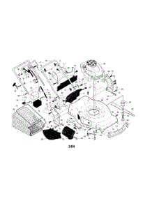 Handle / Engine / Housing parts for Craftsman Gas Walk-Behind Mower 917374100 from AppliancePartsPros.com