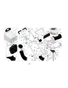 Engine / Housing / Handle parts for Craftsman Gas Walk-Behind Mower 917374112 from AppliancePartsPros.com