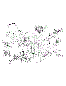 Main Frame parts for Craftsman Gas Walk-Behind Mower 917374312 from AppliancePartsPros.com