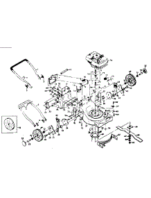 Main Frame parts for Craftsman Gas Walk-Behind Mower 917374321 from AppliancePartsPros.com