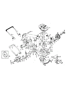 Main Frame parts for Craftsman Gas Walk-Behind Mower 917374322 from AppliancePartsPros.com