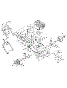 Main Frame parts for Craftsman Gas Walk-Behind Mower 917374340 from AppliancePartsPros.com