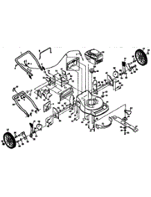 22" Rotary Lawnmower parts for Craftsman Gas Walk-Behind Mower 917374370 from AppliancePartsPros.com