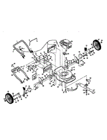 Main Frame parts for Craftsman Gas Walk-Behind Mower 917374392 from AppliancePartsPros.com