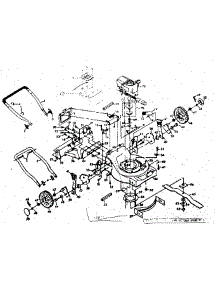 Main Frame parts for Craftsman Gas Walk-Behind Mower 917374400 from AppliancePartsPros.com