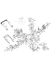 Main Frame parts for Craftsman Gas Walk-Behind Mower 917374410 from AppliancePartsPros.com