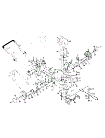 Main Frame parts for Craftsman Gas Walk-Behind Mower 917374411 from AppliancePartsPros.com