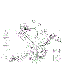 Drive Assembly parts for Craftsman Gas Walk-Behind Mower 917374411 from AppliancePartsPros.com