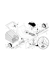 Wheels / Tires / Bag parts for Craftsman Gas Walk-Behind Mower 917374430 from AppliancePartsPros.com