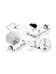 Wheels / Tires / Bag parts for Craftsman Gas Walk-Behind Mower 917374431 from AppliancePartsPros.com