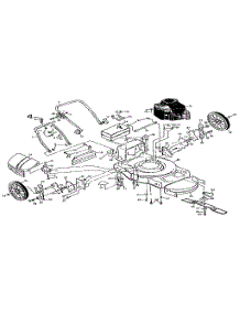 Main Frame parts for Craftsman Gas Walk-Behind Mower 917374490 from AppliancePartsPros.com